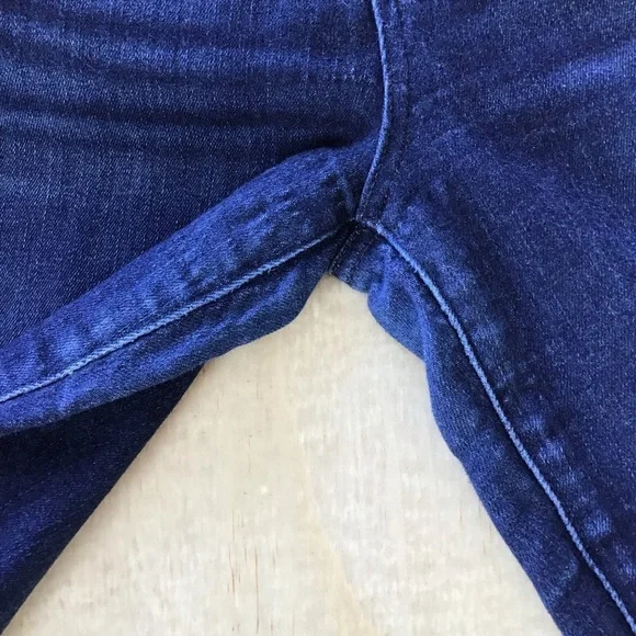 PAIGE Manhattan Baylor Dark Indigo Boot Cut Jeans - Picture 14 of 15